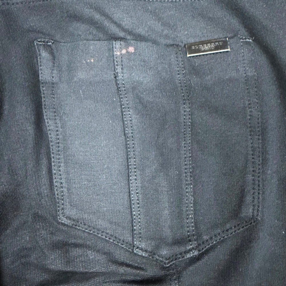 Burberry Brit Westbourne Skinny Ankle Pants Black Stretch Trousers Women Medium - Picture 6 of 13